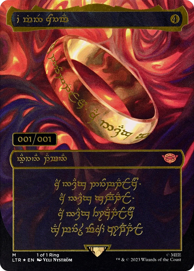The One Ring, The Lord of the Rings 001/001